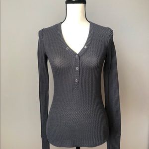 NWOT Express Sleep Waffle Knit Top